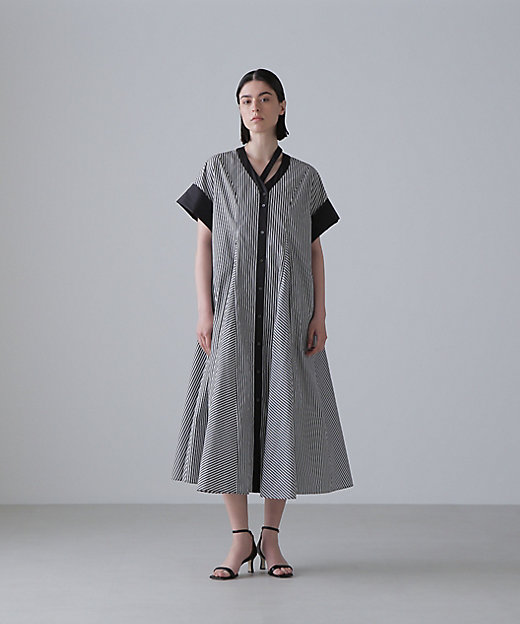 ◇クリアストライプワンピース（5315140514） | ADORE