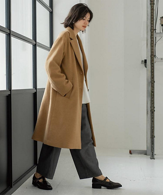 カシミヤブレンドウールチェスターコート（2002542078