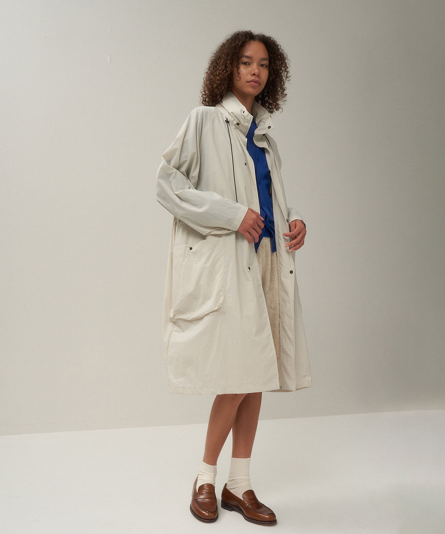 seyto サイズ3 / アウトシームラインロングコート Outseam line long