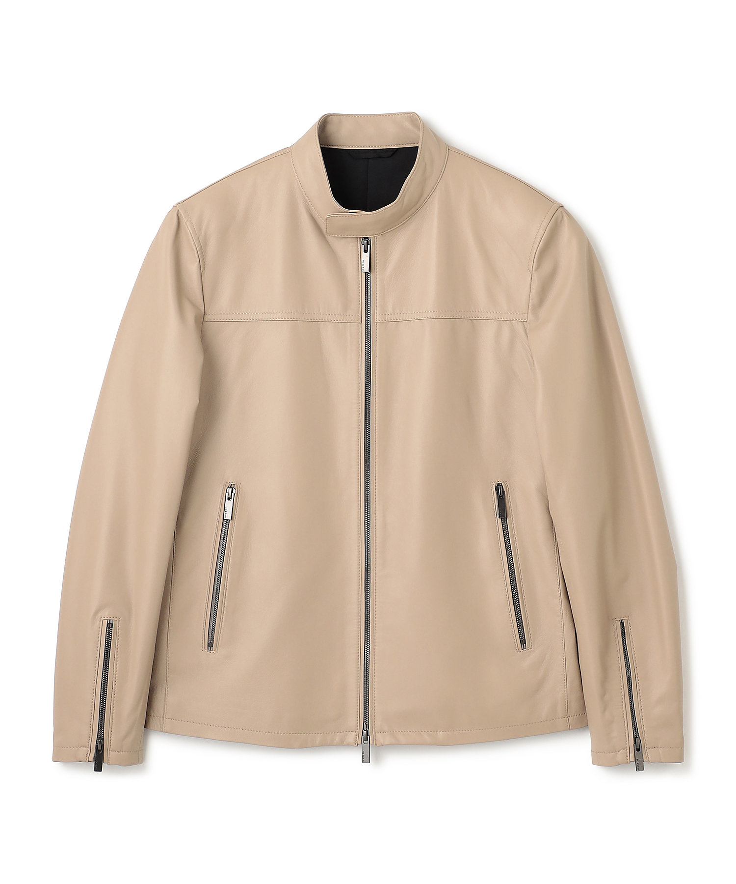 ライトラムナッパ レザー シングルライダース（LWJHGS0001