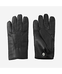 N.HOOLYWOOD COMPILE レザーグローブ カシミヤライニング 黒 N