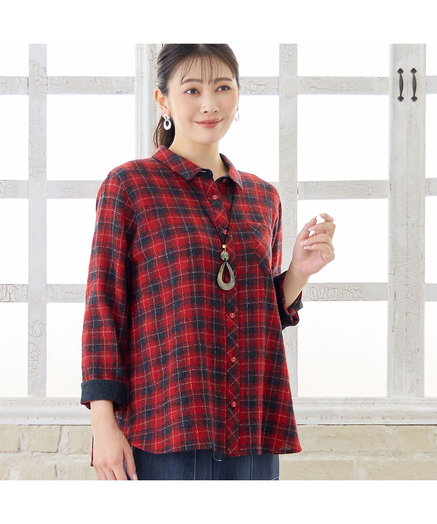 MAZZELチェックシャツ L マーゼル MAZZEL チェックシャツ - メルカリ