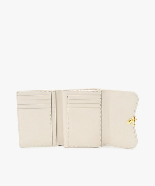 レザー 三つ折り ウォレット”Ingrid” ZAW03－01