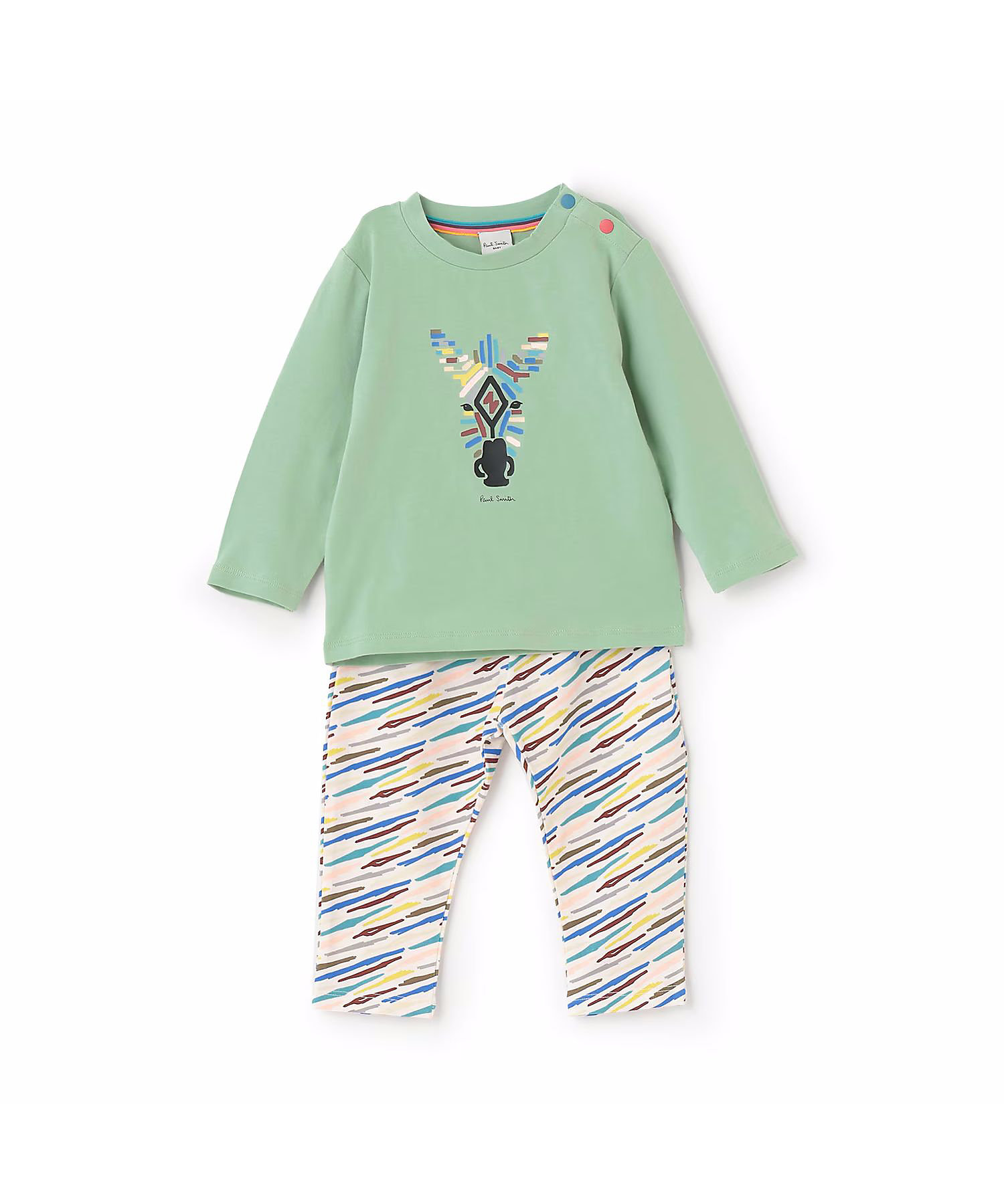 ゼブラ柄長袖Tシャツ＆パンツセット 4053515 | Paul Smith