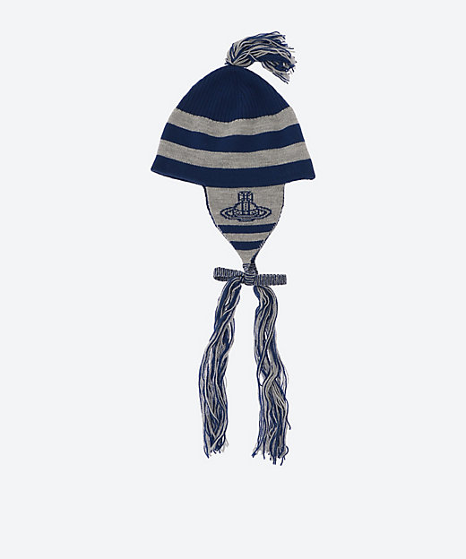 vivienne westwood ORB フラップ付ワッチ ニット帽