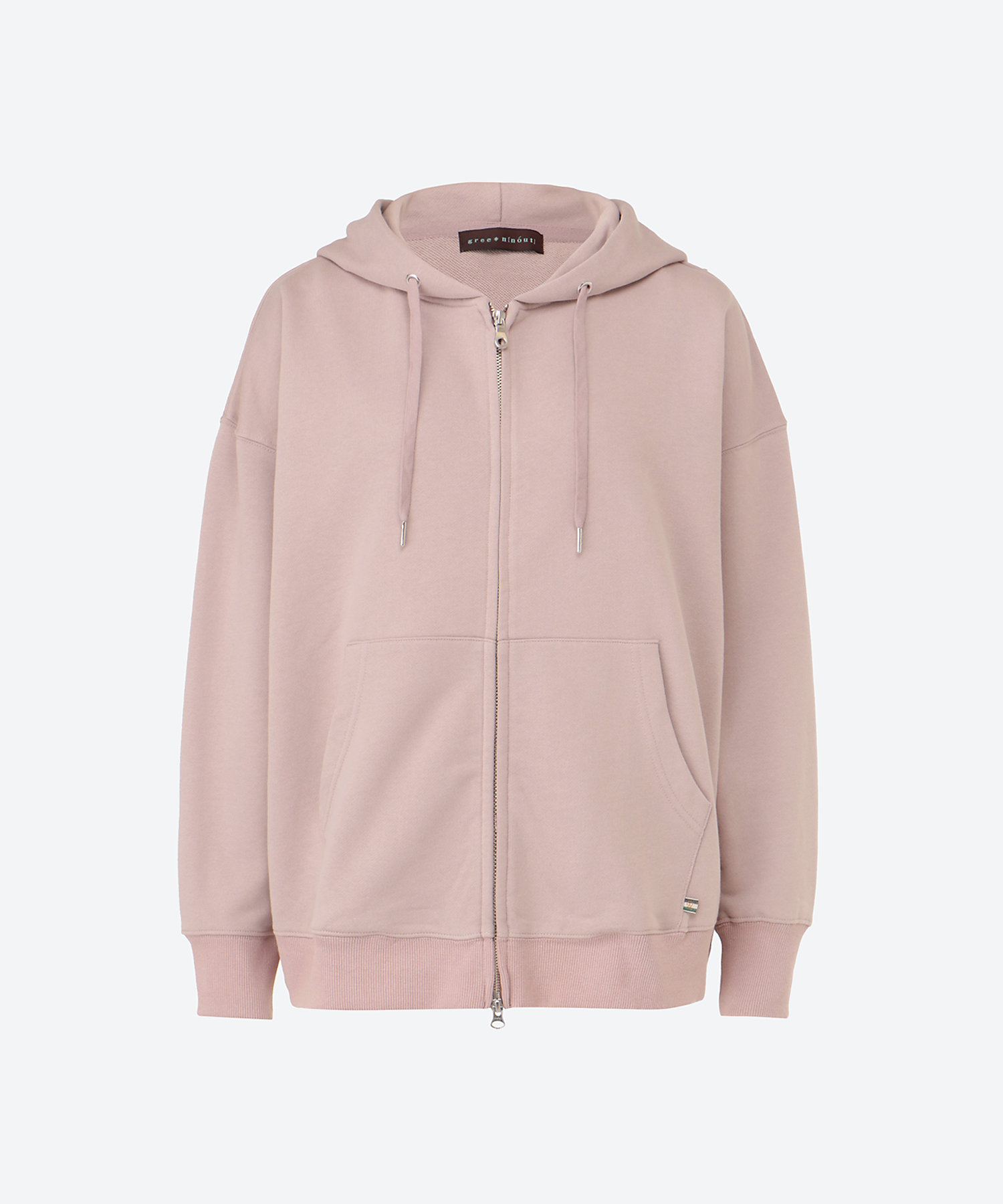 裏毛ジップパーカー 5702607 | green nout (Women/大きいサイズ