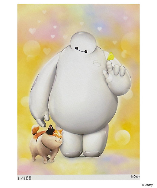☆【受注生産】Baymax and Mochi | ディズニー アート