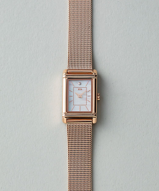 ソーラーウォッチ スクエア メッシュベルト | ete bijoux (Women)/エテ