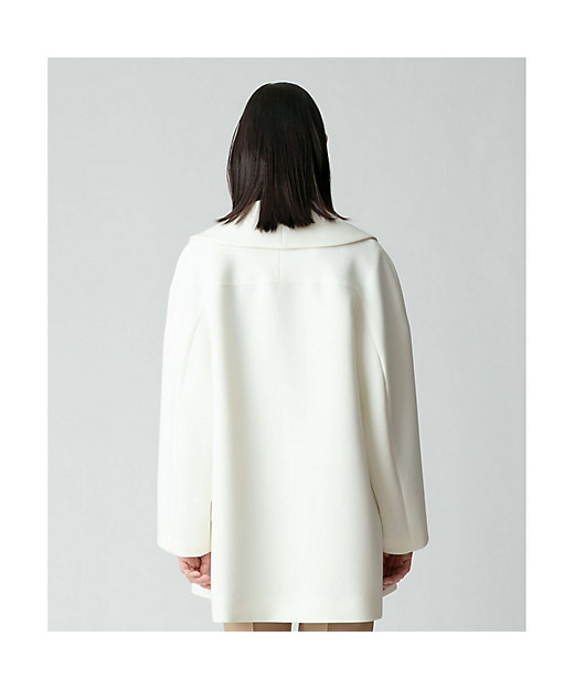 ポリエステルショールカラーミドルタケコート | allureville (Women