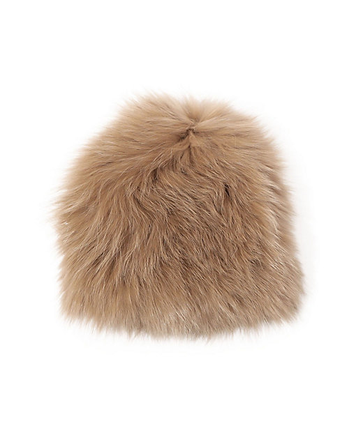 YVES SALOMON フォックスファーキャップ | maison