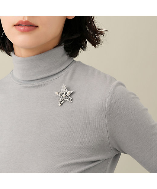 雪の結晶 星 ブローチ VBMV4786 PF | VENDOME BOUTIQUE