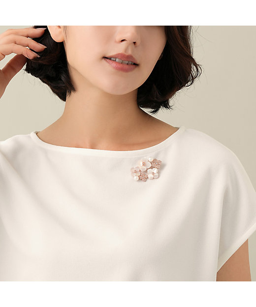 シェルフラワー ブローチ VBMV5025 XP | VENDOME BOUTIQUE