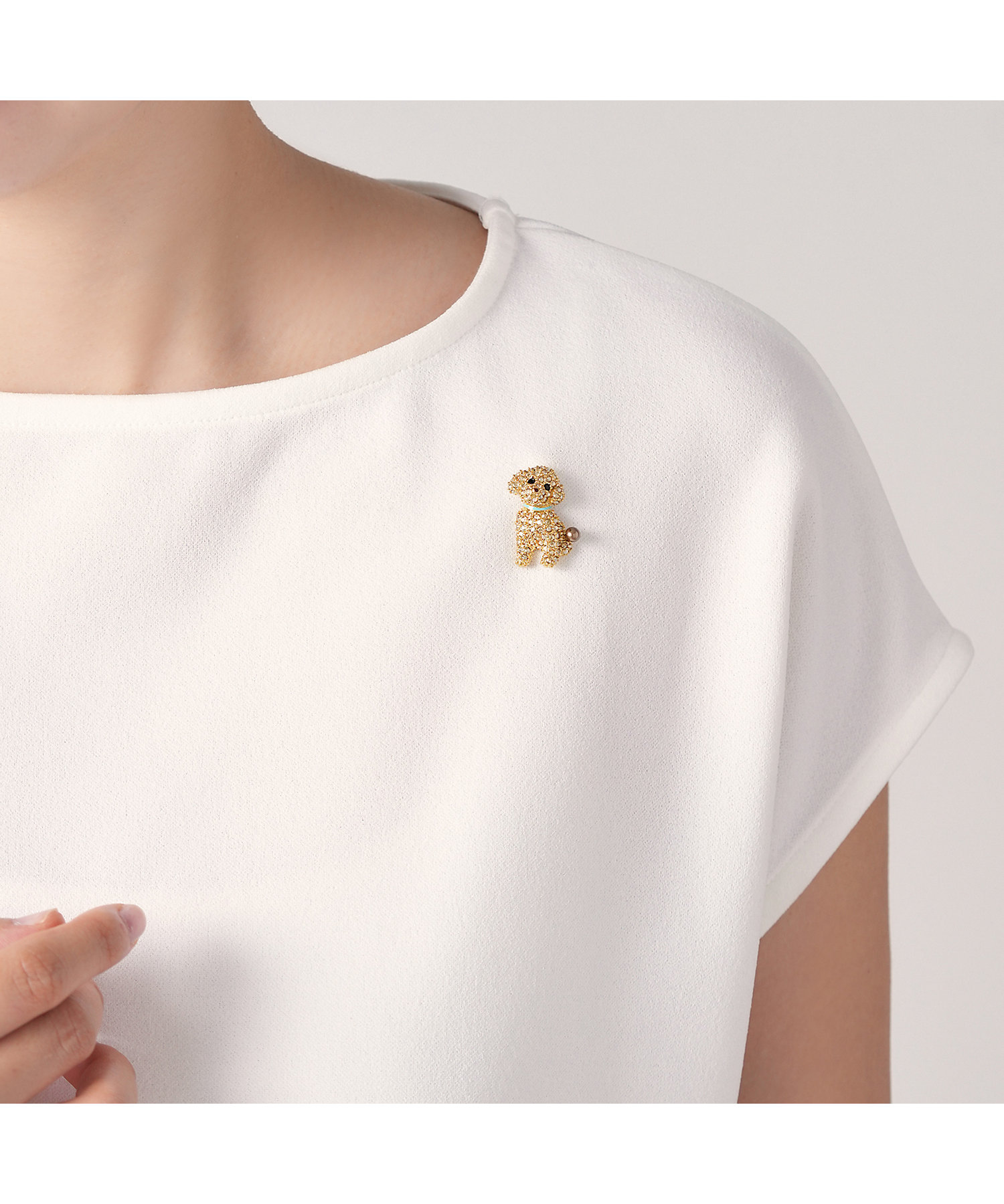 フェイラーコラボレーション】ブローチ・ハンカチセット