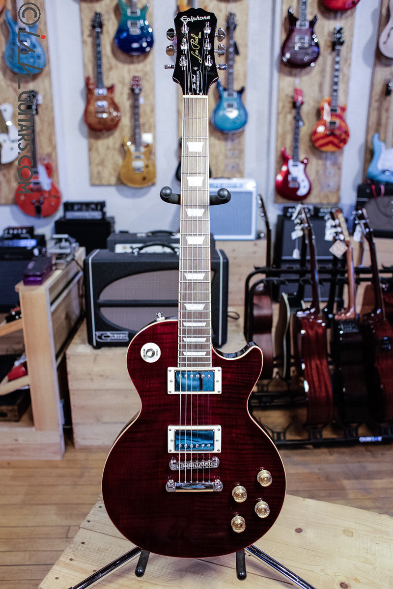 Epiphone Les Paul 1960 Tribute Plus Black Cherry – Ish Guitars