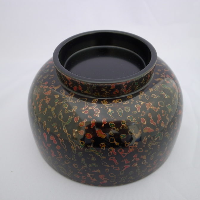 イシオカ工芸】 めんくい鉢 木粉 津軽塗 唐塗呂上 | 津軽塗の販売店