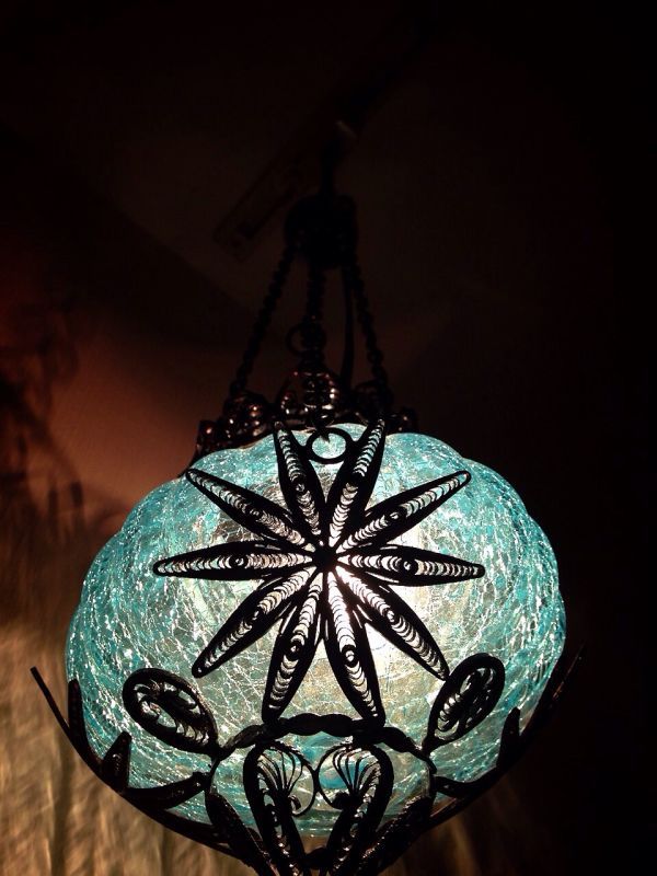 トルコ芸術専門店イスタンブールバザール名古屋栄 モザイクランプ