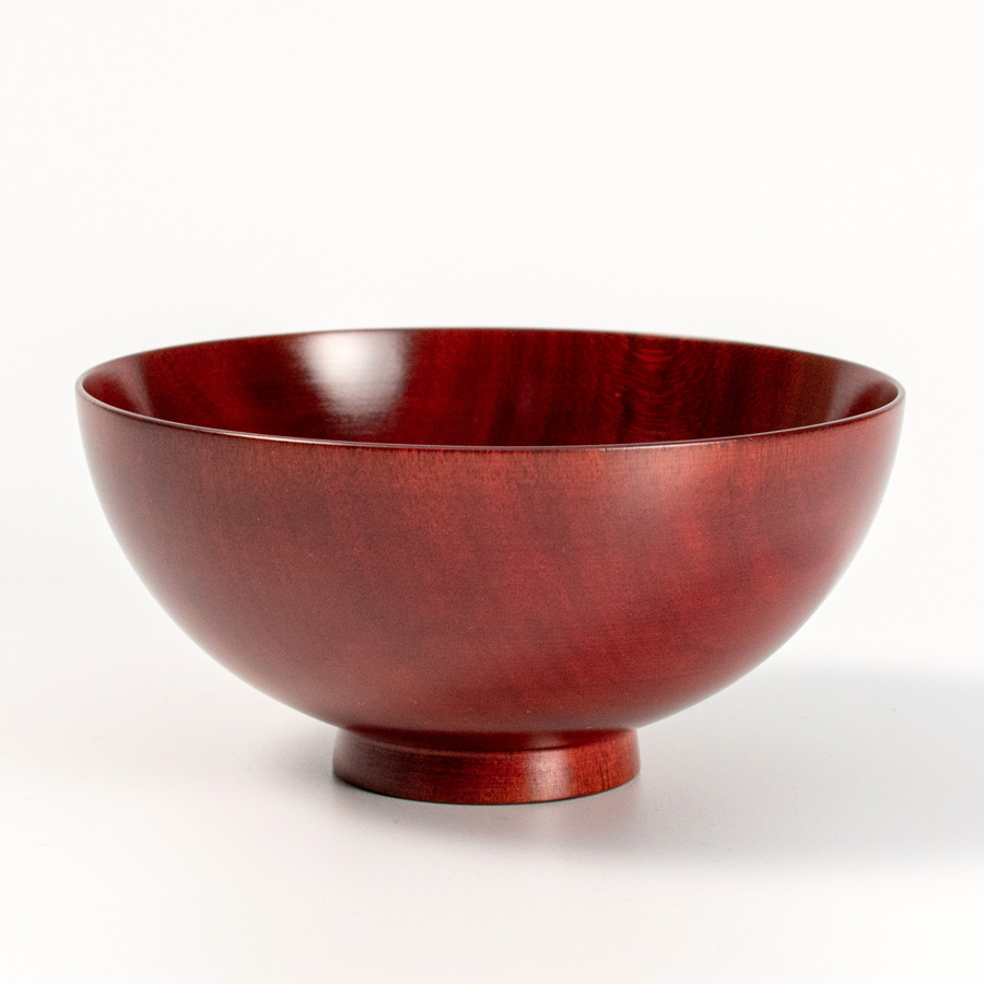 みやこ飯椀 桜 木製 漆塗り 木のご飯茶碗 漆器の井助