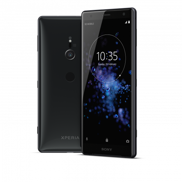 ソニーモバイル、「Xperia XZ2」発表 背面指紋認証・無線充電に対応