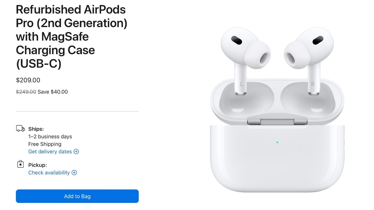 新品同様 Apple AirPods Pro2 AppleCare加入済 AirPods Pro 2 (USB-C