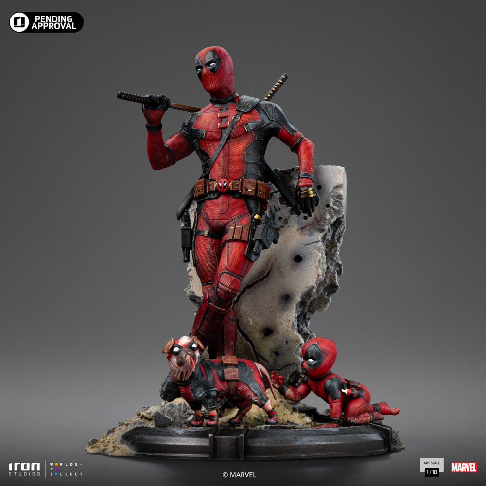Deadpool Deadpool & Wolverine Art Scale 1/10 Iron Studios – Iron