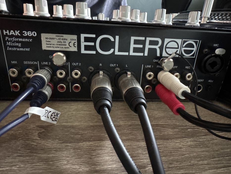 動作品】ECLER HAK 360 DJミキサー 希少 中古品】ECLER/DJミキサー