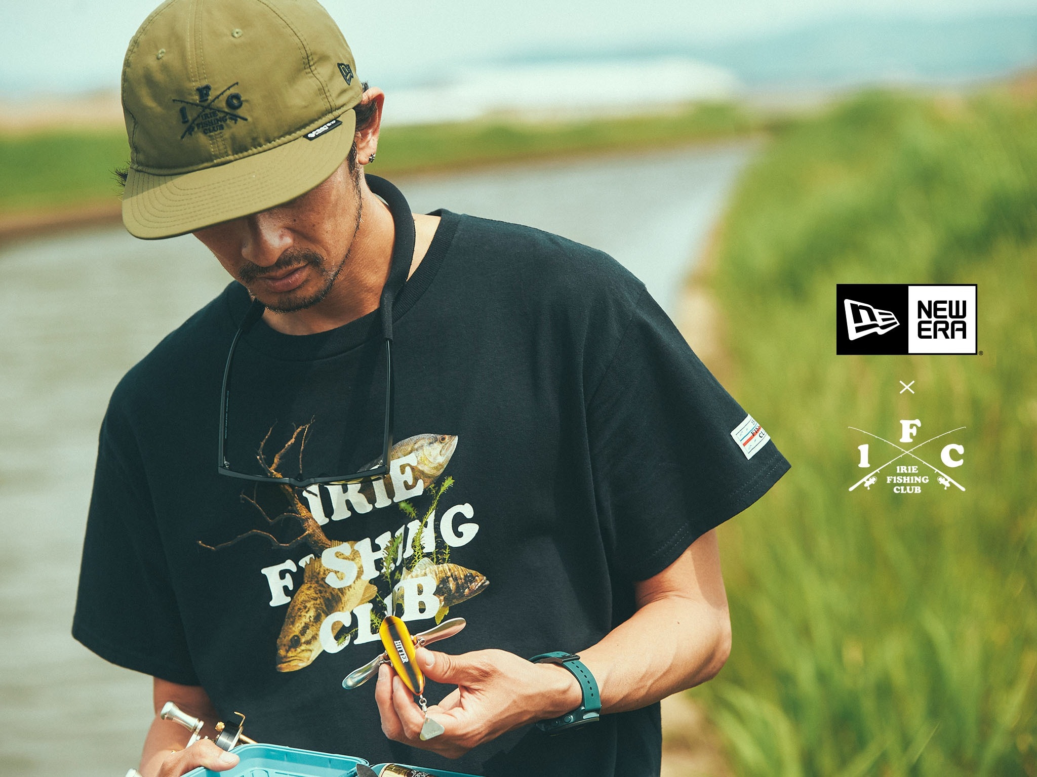 NEW ITEM】-×NEW ERA CROSS ROD RC 9FIFTY CAP- | IRIE FISHING CLUB