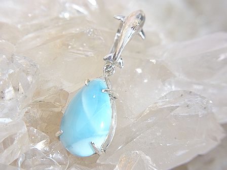 な*ち様 クジラペンダント(ラリマー) な*ち様 クジラペンダント