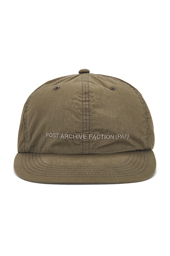 POST ARCHIVE FACTION (PAF) 8.0 Leather Cap Right in Black | FWRD