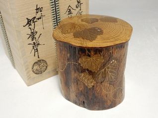 加州 好雲斎『つた蒔絵 蔦金輪寺茶器』】茶道具・煎茶道具の買取実績