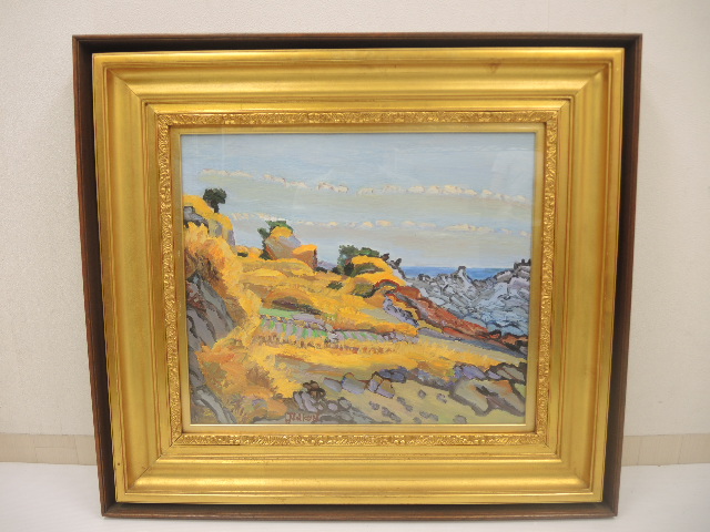 野間仁根油彩画真作日動画廊取り扱い