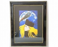 M0413A6 松本零士 ピエゾグラフ キャンバス仕様 麗しのメーテル（Ⅴ