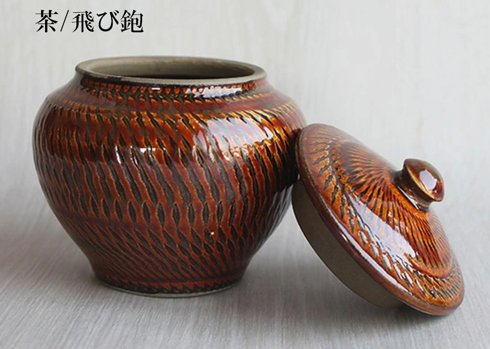 E196）重要無形文化財指定 民芸 古い おんた 小鹿田焼 小石原焼 櫛書き