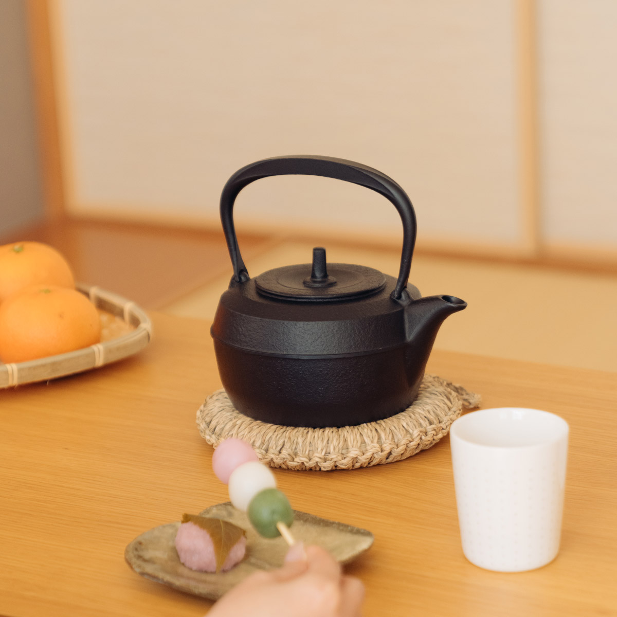 岩鋳】南部鉄器 鉄瓶 ケトルバウム黒焼付 1.1L IH対応 | itomani（いと