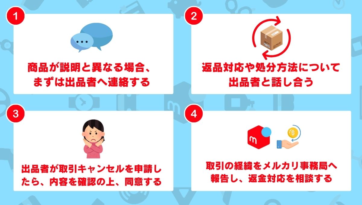 メルカリで偽物や悪徳出品者の見分け方は？買ってしまった時の対処法
