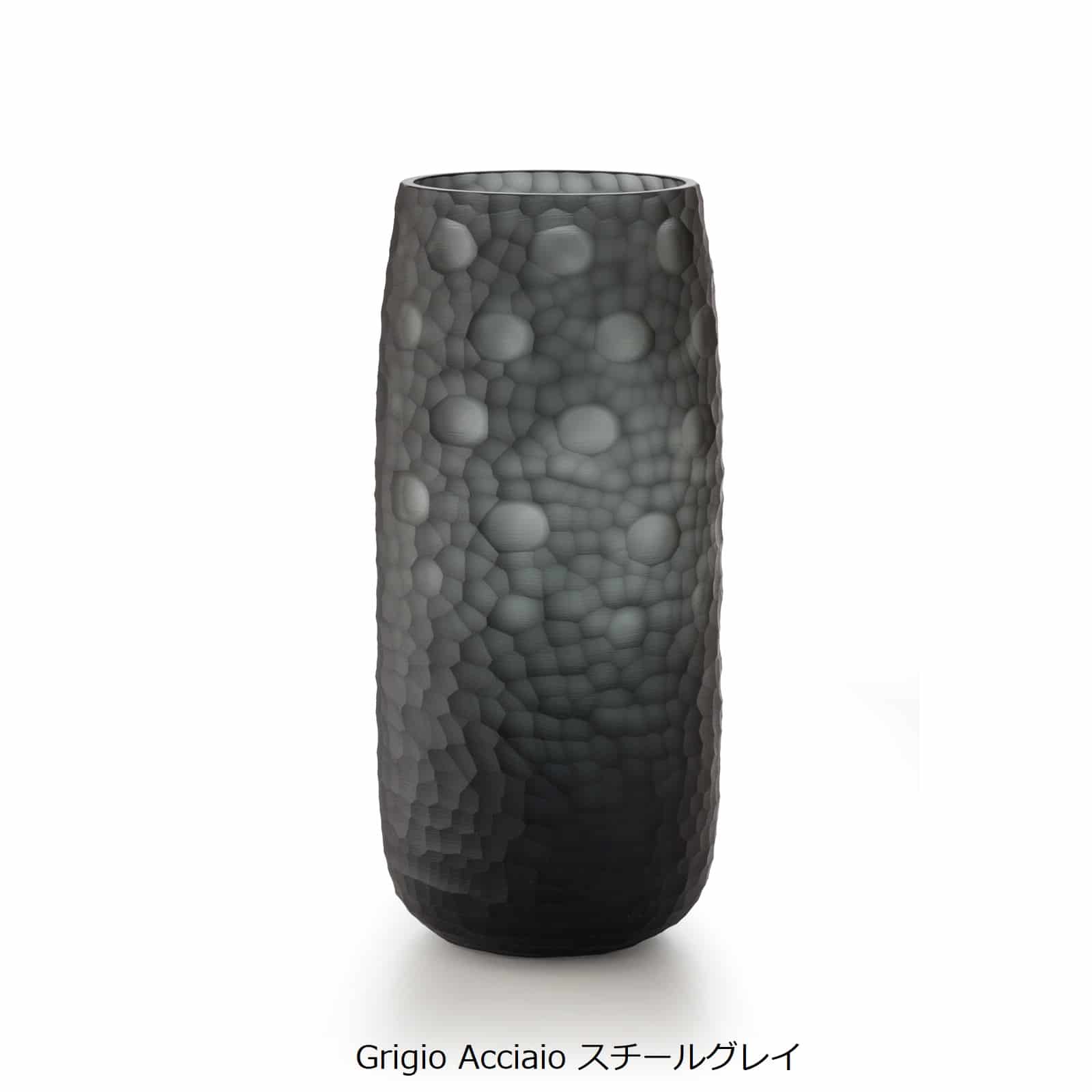 ベネチアガラス OMGバットゥ‐ト BATTUTO 技法 吹き花瓶