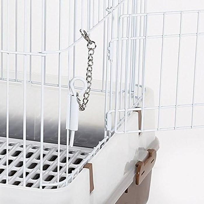 マルカン ウサギケージ うさぎのカンタンおそうじケージ ブラウン