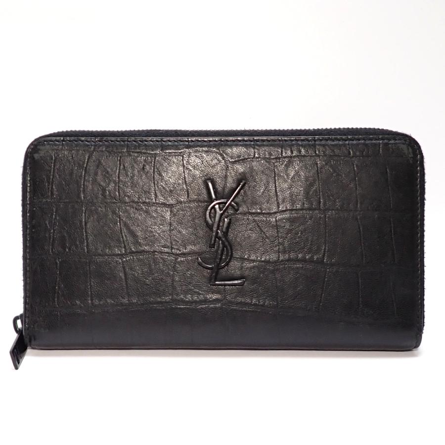 SAINT LAURENT 【SAINT PARIS】サンローラン パリ YSL クロコ型押し