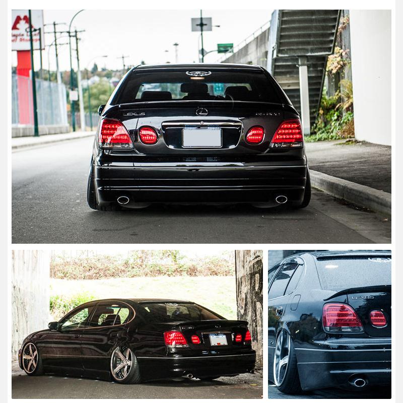 16 アリスト JZS160 JZS161 ARISTO LED テールランプ V2 レッド