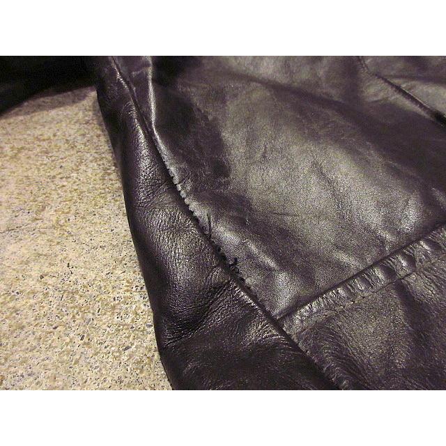 ビンテージ60's○シングルライダースジャケット黒○201221f7-m-jk-lt
