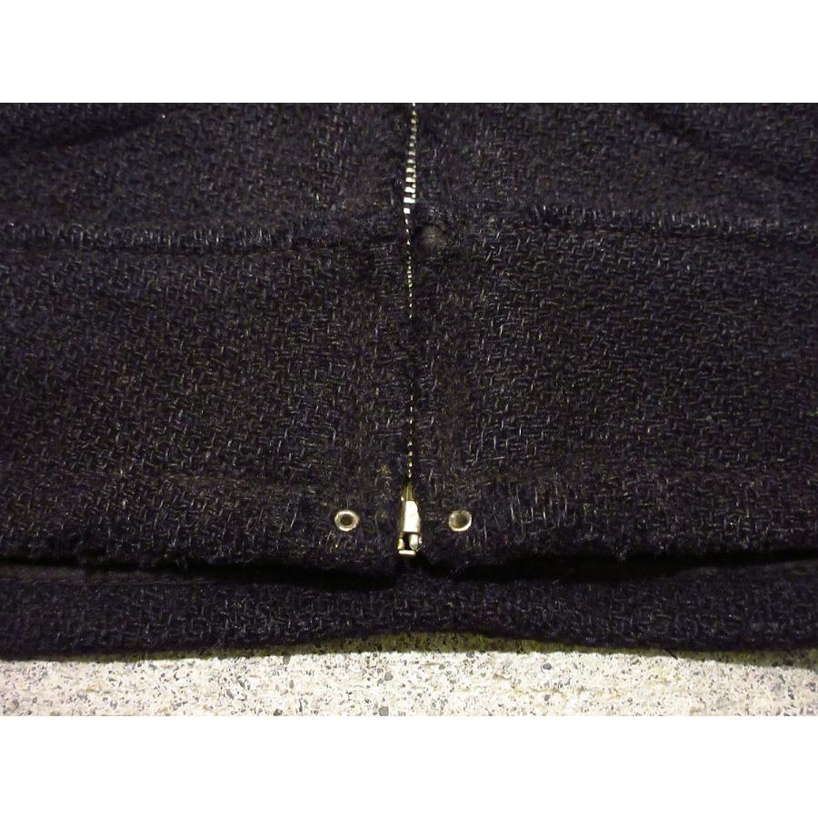 ビンテージ30's○MONTGOMERY WARD ウールスポーツジャケット黒