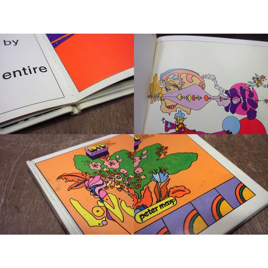 Peter Max ピーターマックス LOVE ワッペン USA製 ビンテージ Peter