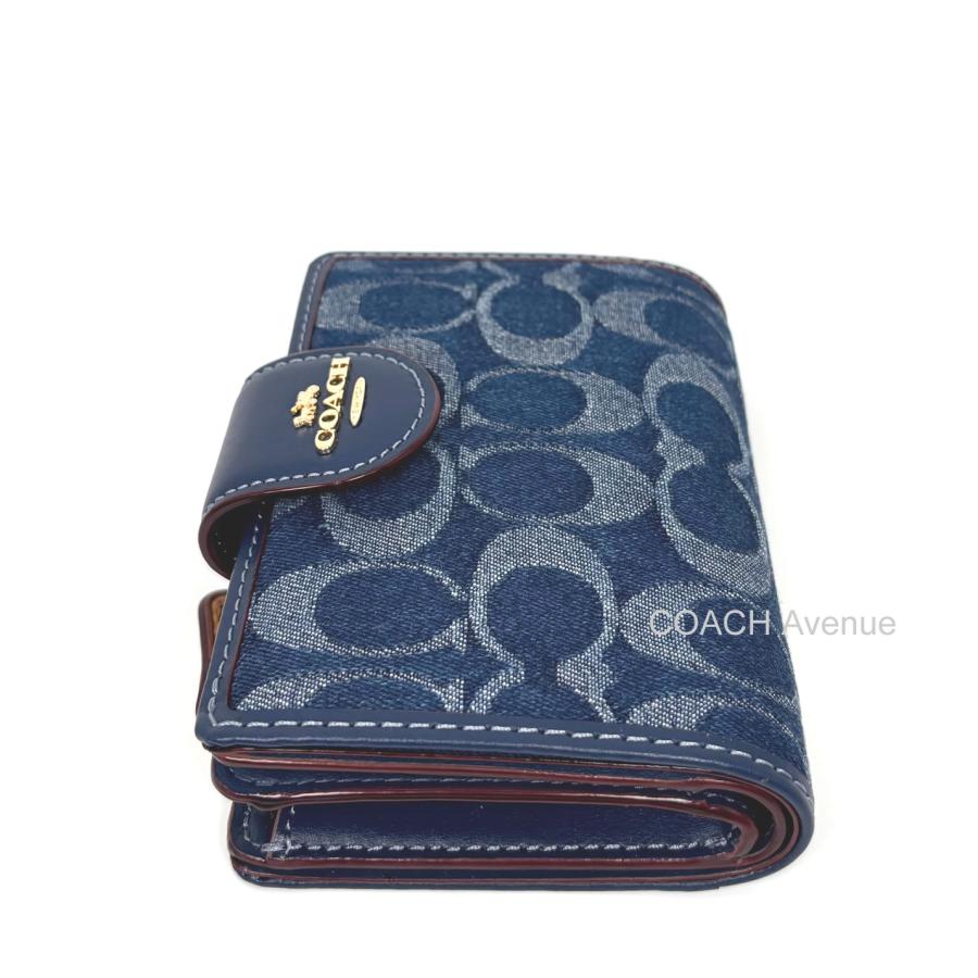 COACH（コーチ） 人気のデニムが可愛い COACH CZ344 ミディアム