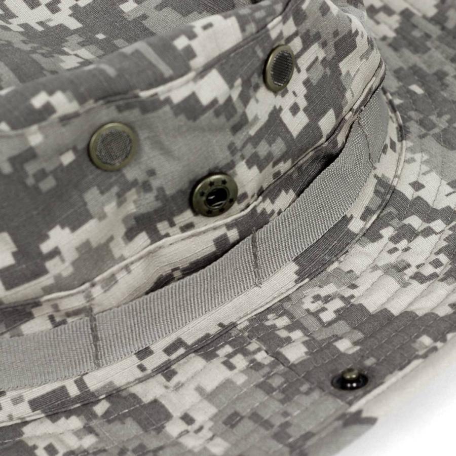 ミリタリー 迷彩 カモ柄 サファリハット アドベンチャーハット メンズ