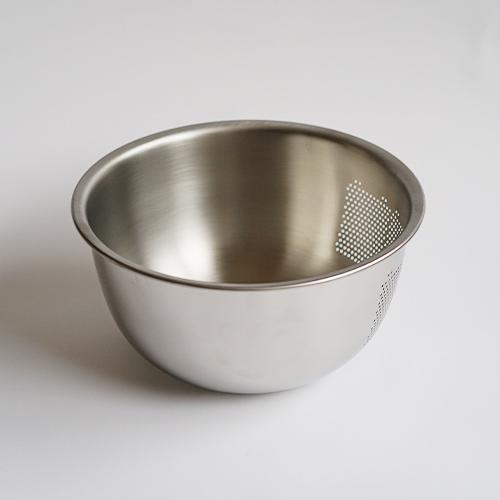 青銅製の日本のボウル 藤井器物製作所 3WAY 水切りボウル ステンレス