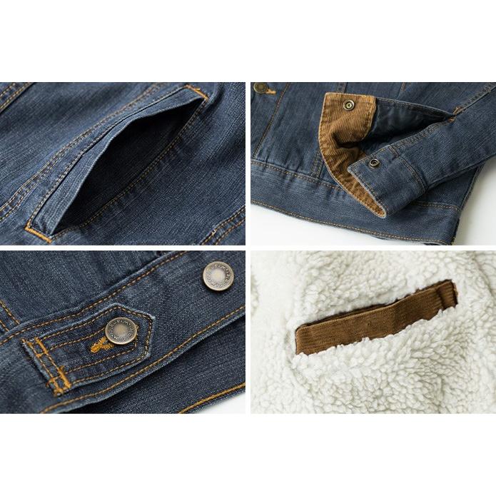 Wrangler（ラングラー） シェルパ デニムジャケット ブロークンデニム