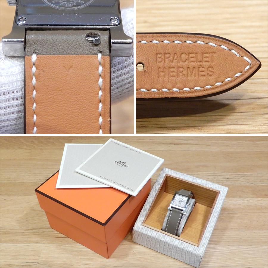 エルメス エトゥープ 腕時計 レディースウォッチ ゴールド Hウォッチ