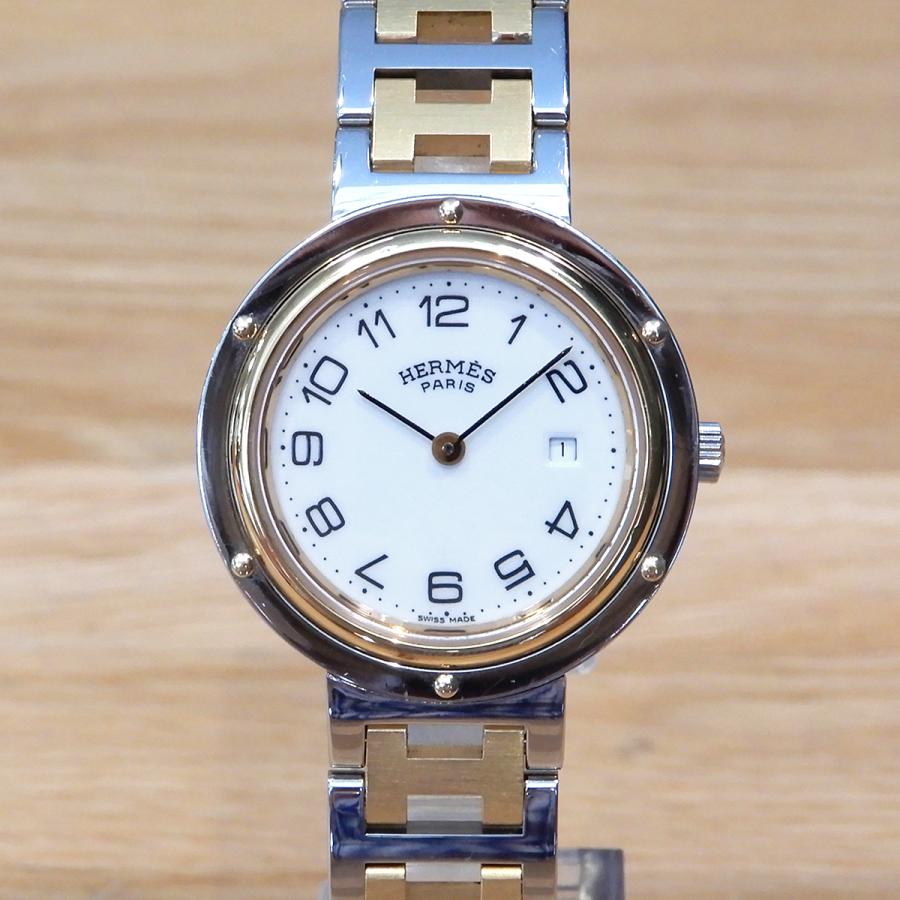 HERMES（エルメス） 【良品】エルメス クリッパー SS×GP ゴールド