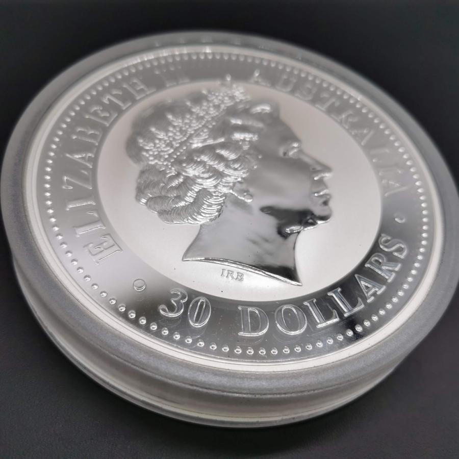 オーストラリア 30ドル銀貨 2001年 1キロ プルーフ 銀貨 干支 巳（蛇