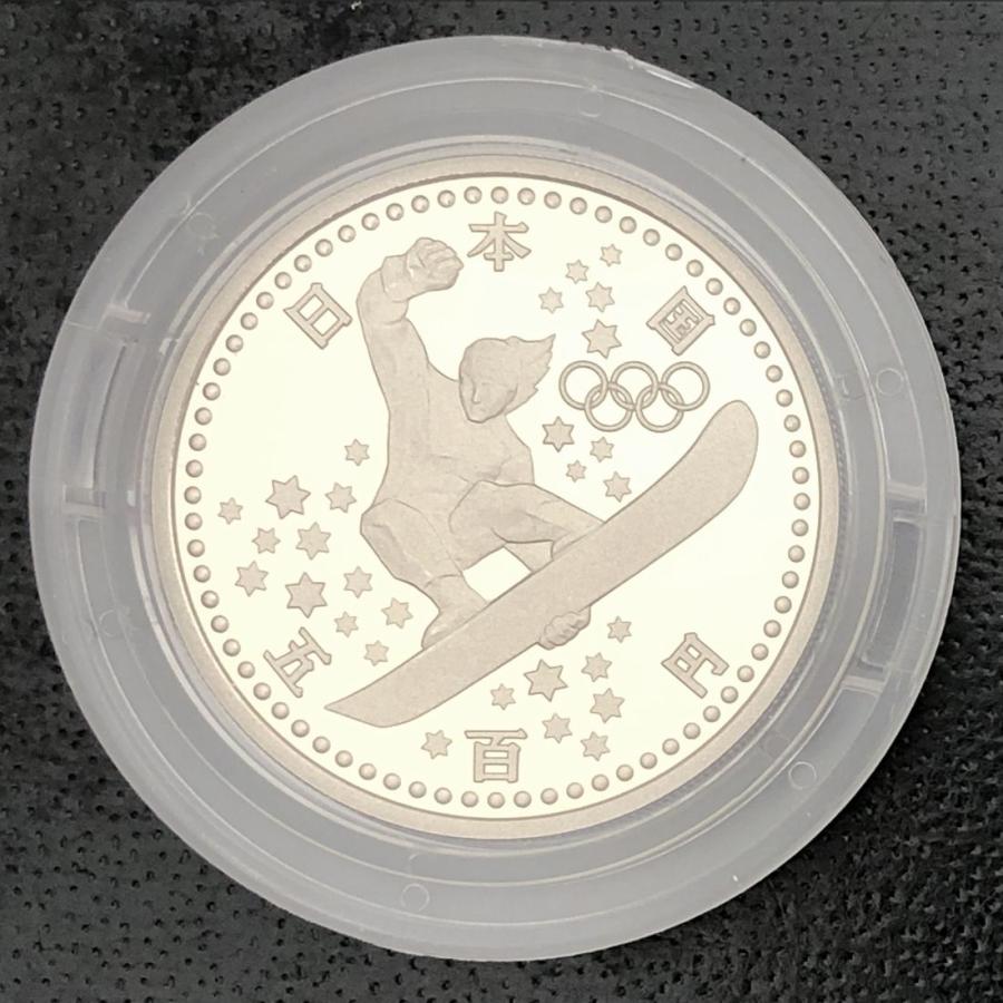 長野オリンピック冬季競技大会記念 5百円プルーフ白銅貨幣 平成9年銘