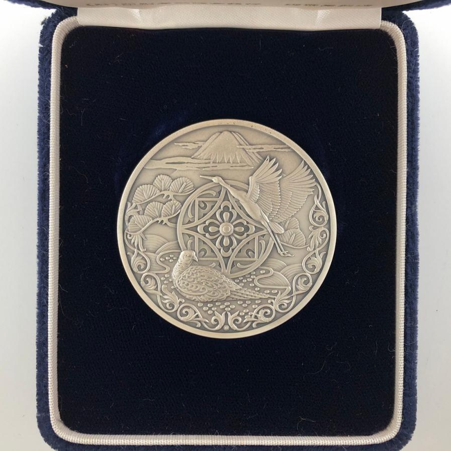 新日本銀行券発行記念メダル 1984年（純銀製） 銀メダル記念コイン